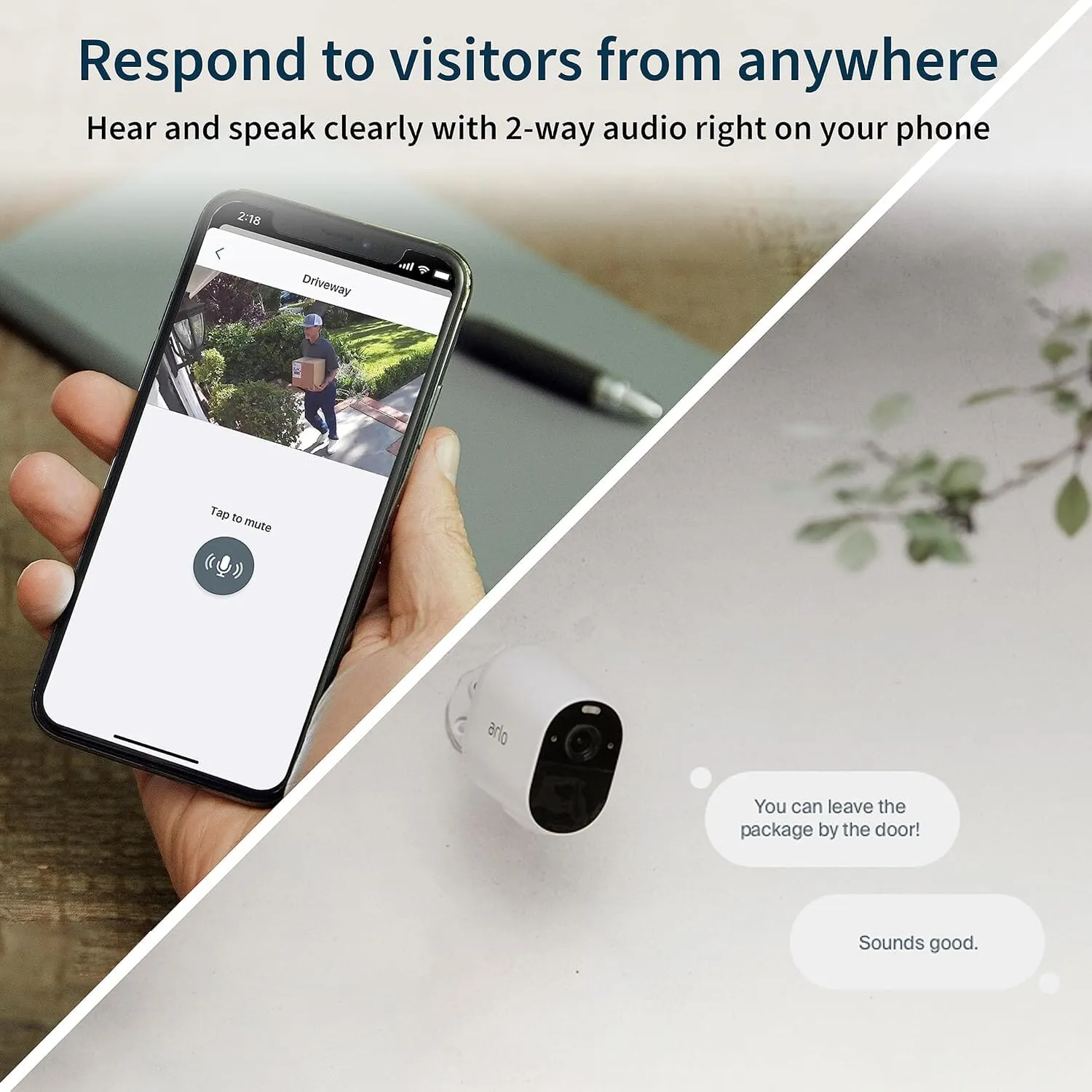 2-Pack: Arlo Essential Spotlight Camera  (Refurbished)
