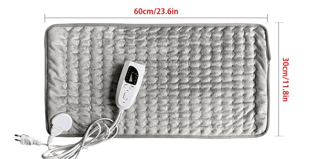 6 Level 120W Electric Heating Pad Timer For Shoulder Neck Back Spine Leg Pain Relief