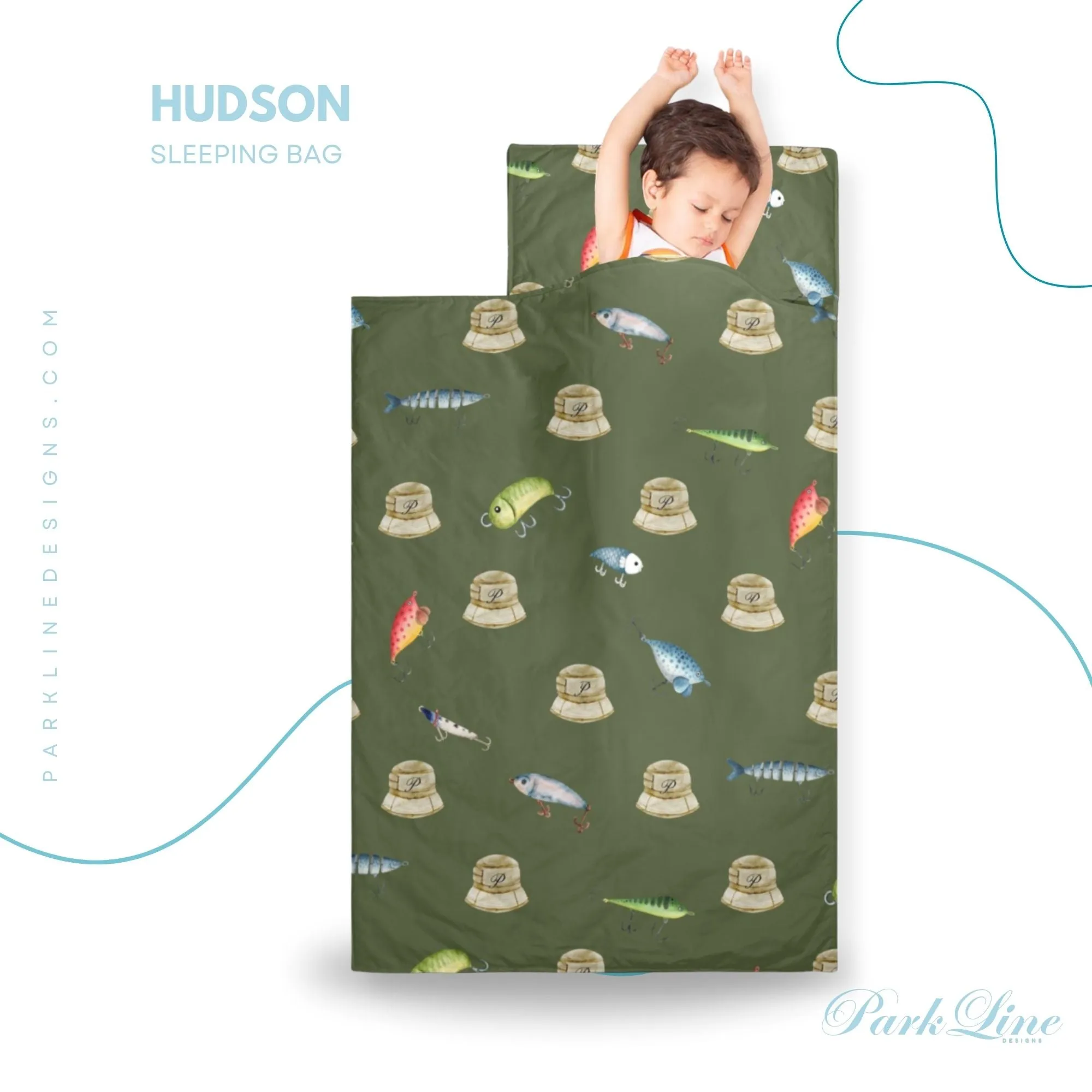 Baseball Kids' Long Sleeping Bag | A Catchy Blend of Comfort & Style | Lightweight and Durable Sleeping Bag for Kids