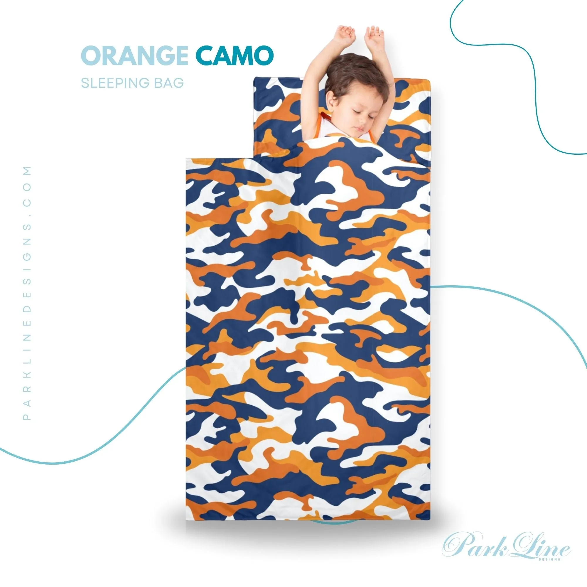 Baseball Kids' Long Sleeping Bag | A Catchy Blend of Comfort & Style | Lightweight and Durable Sleeping Bag for Kids