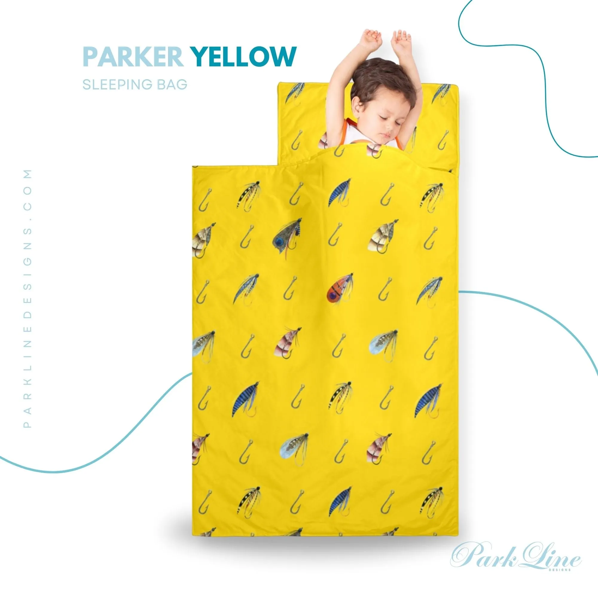 Baseball Kids' Long Sleeping Bag | A Catchy Blend of Comfort & Style | Lightweight and Durable Sleeping Bag for Kids
