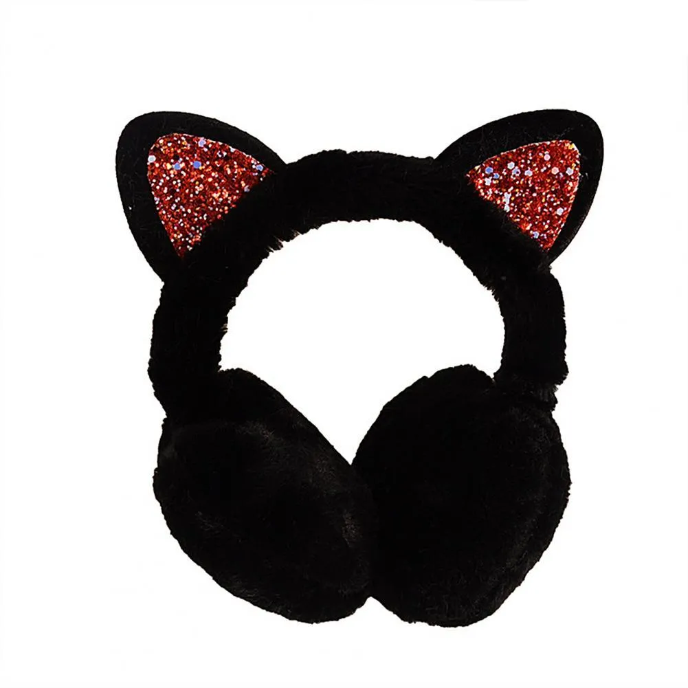 Black Cat Earmuffs