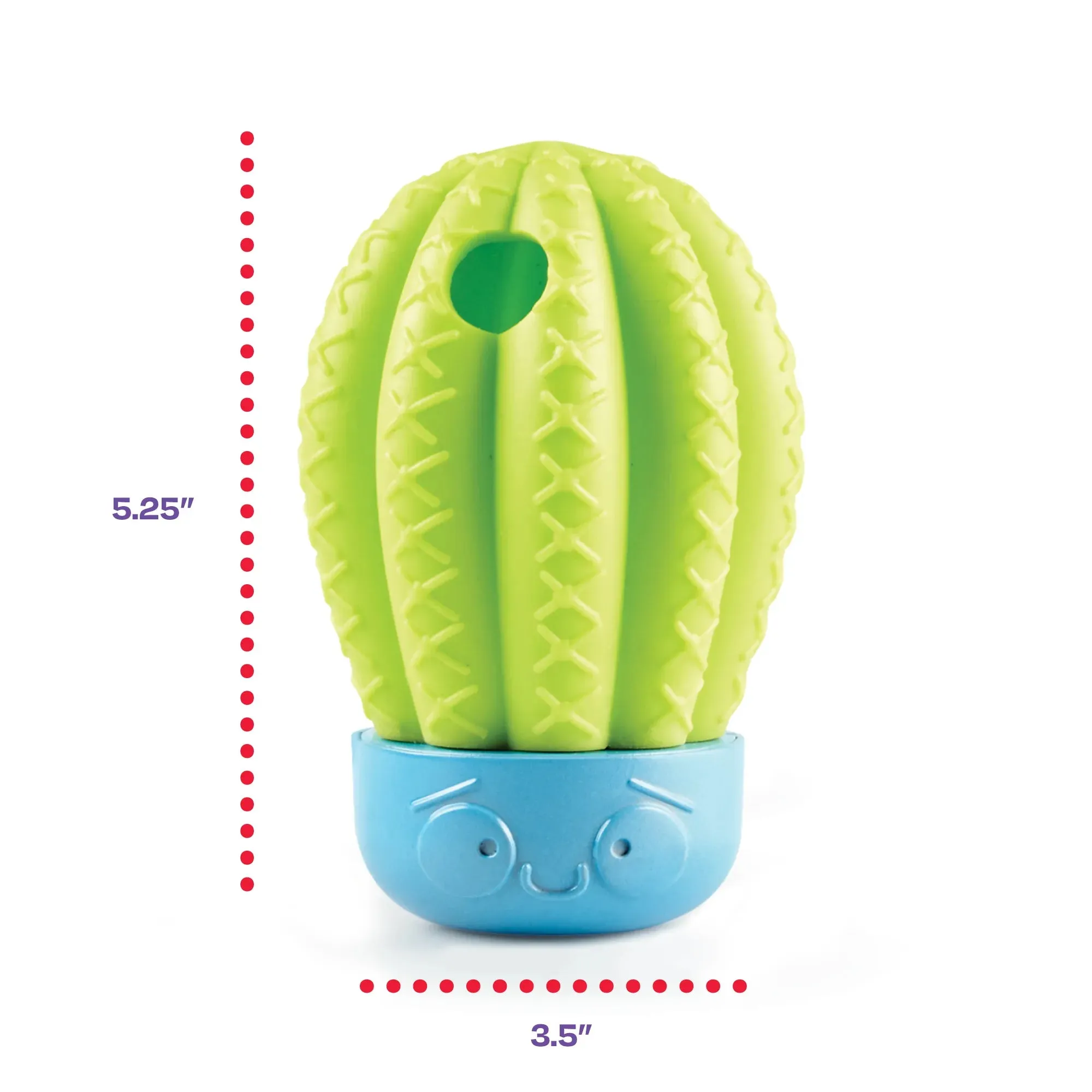 Brightkins Dog Toy Cactus Surprise Treat Dispenser