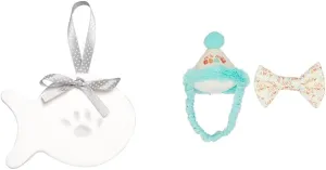 Bundle of Pearhead Cat Paw Print Keepsaket   Pearhead It's My Bday Cat Hat and Let's Pawty Bowtie Set