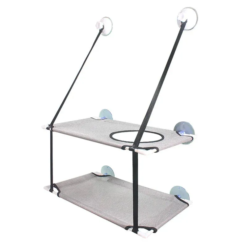 Cat Window Hammock – Sunny Seat with Suction Cup Mount