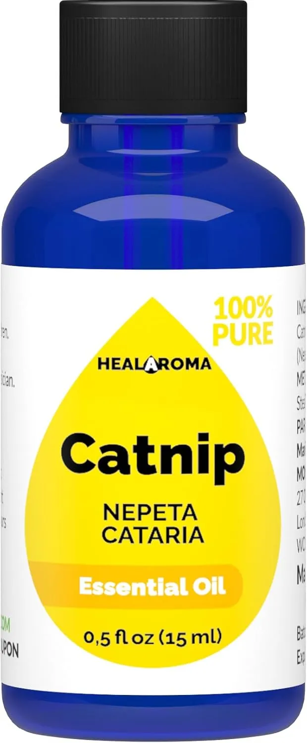 Catnip Essential Oil 15 ml - 0.5 oz - Pure & Natural