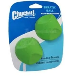 Chuckit Erratic Balls - Medium (2 pack)