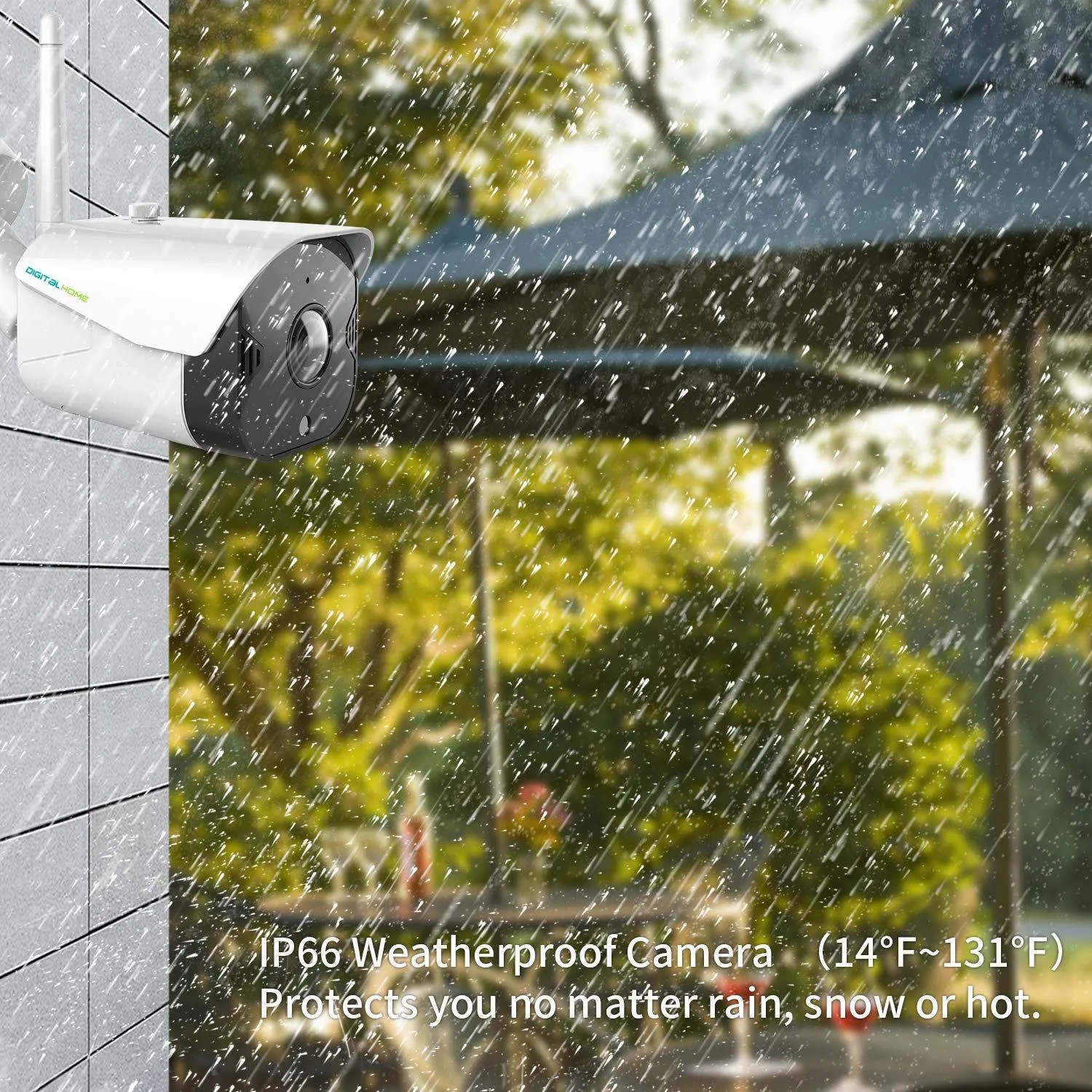 CM200 Smart Wireless Waterproof Outdoor Camera (Works with Alexa and Google Assistant)