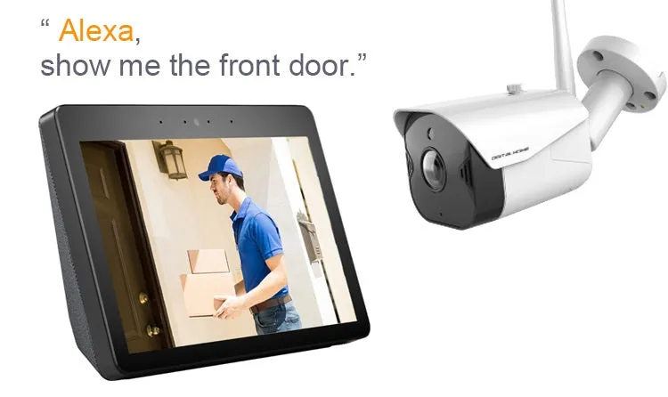 CM200 Smart Wireless Waterproof Outdoor Camera (Works with Alexa and Google Assistant)