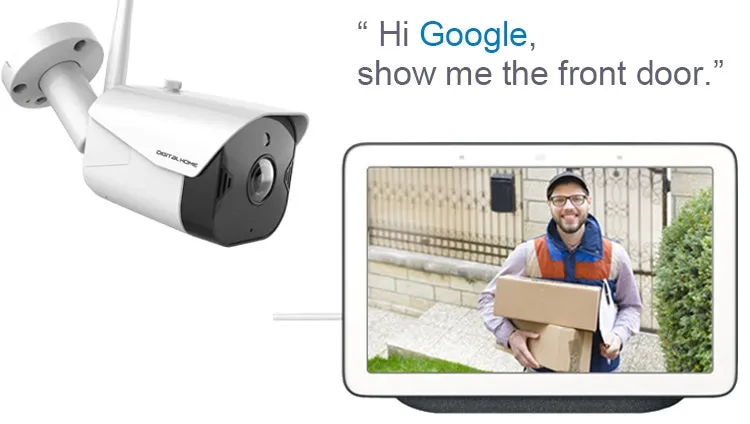 CM200 Smart Wireless Waterproof Outdoor Camera (Works with Alexa and Google Assistant)