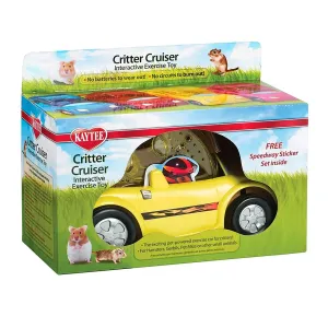 Critter Cruiser Pets Interactive Exercise Toy Car For Hamsters