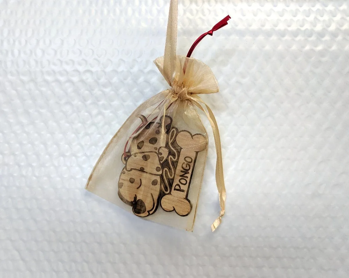 Dalmatian Custom Ornament for Dog Bone Gift for New Pet Best Friend National Dog Day Present Idea for Pet Owners Birthday Gift for Husband