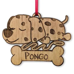 Dalmatian Custom Ornament for Dog Bone Gift for New Pet Best Friend National Dog Day Present Idea for Pet Owners Birthday Gift for Husband