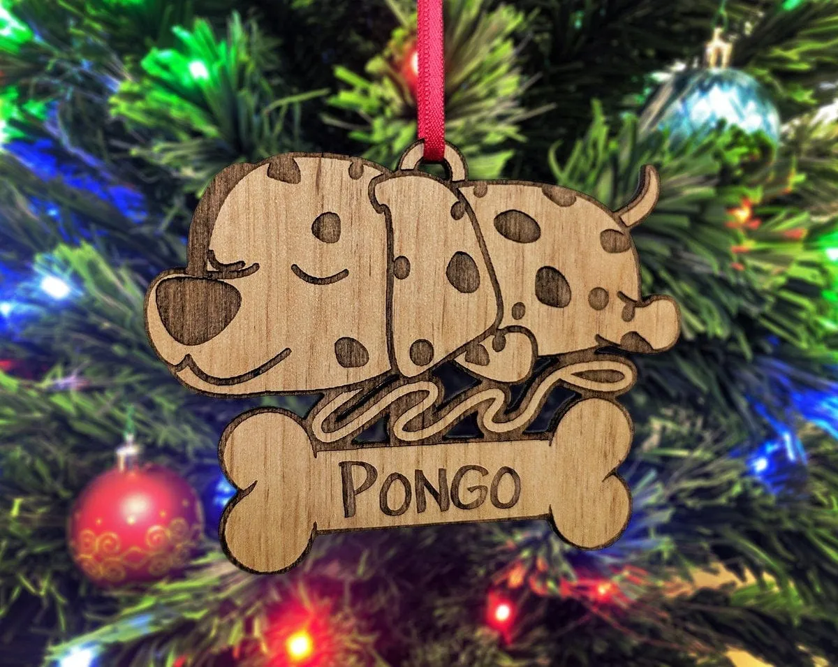 Dalmatian Custom Ornament for Dog Bone Gift for New Pet Best Friend National Dog Day Present Idea for Pet Owners Birthday Gift for Husband