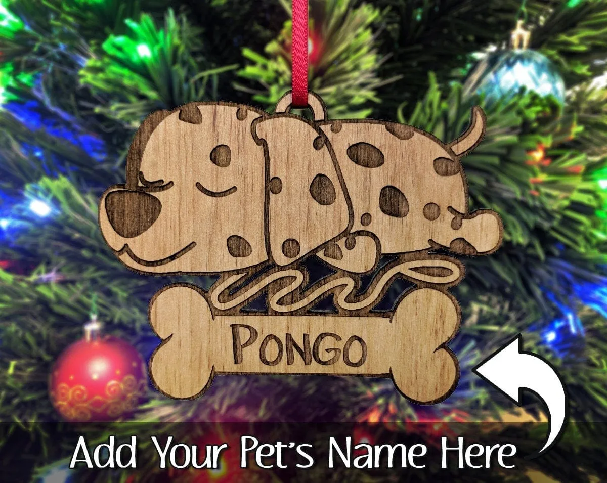 Dalmatian Custom Ornament for Dog Bone Gift for New Pet Best Friend National Dog Day Present Idea for Pet Owners Birthday Gift for Husband
