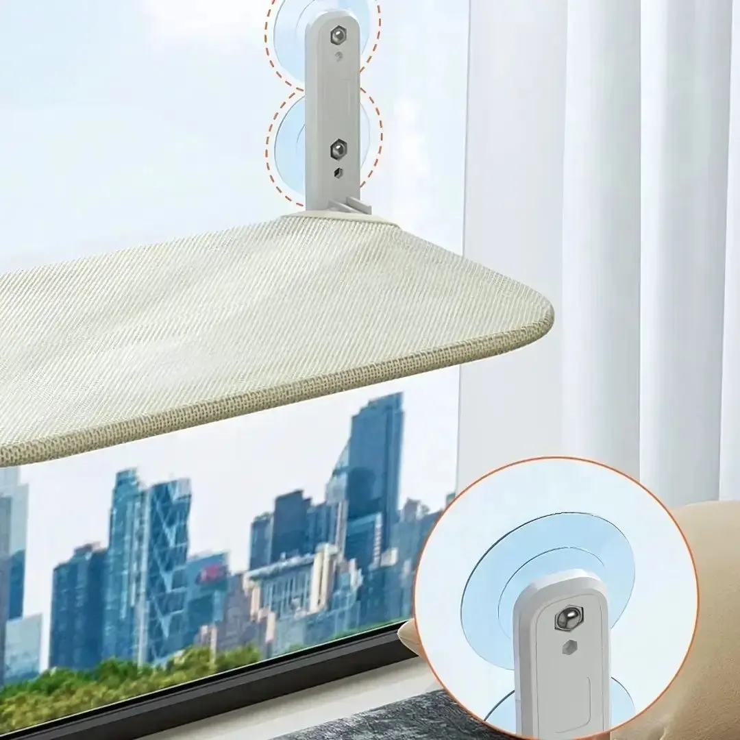 Deluxe Cat Window Perch - Comfy Hammock with Scenic View