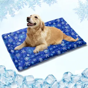 Dog Cooling Mat, Summer Self Cooling Pad for Small Medium Large Dogs, Waterproof Washable Reusable Pet Mat for Sleeping Relax Indoor & Outdoor (23"*35")