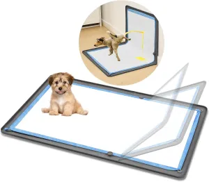 Dog Pee Pad Holder 24 x 35 Inch Silicone Puppy Pee Pads Holder for Dog Wee WeeTraining with High Edge Leakproof for Floor Protect Fit Disposable and Washable Pads