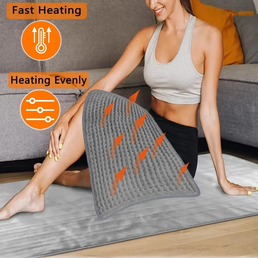 Electric Heating Pad - Best Heating Pad for Back Pain and Cramps Relief