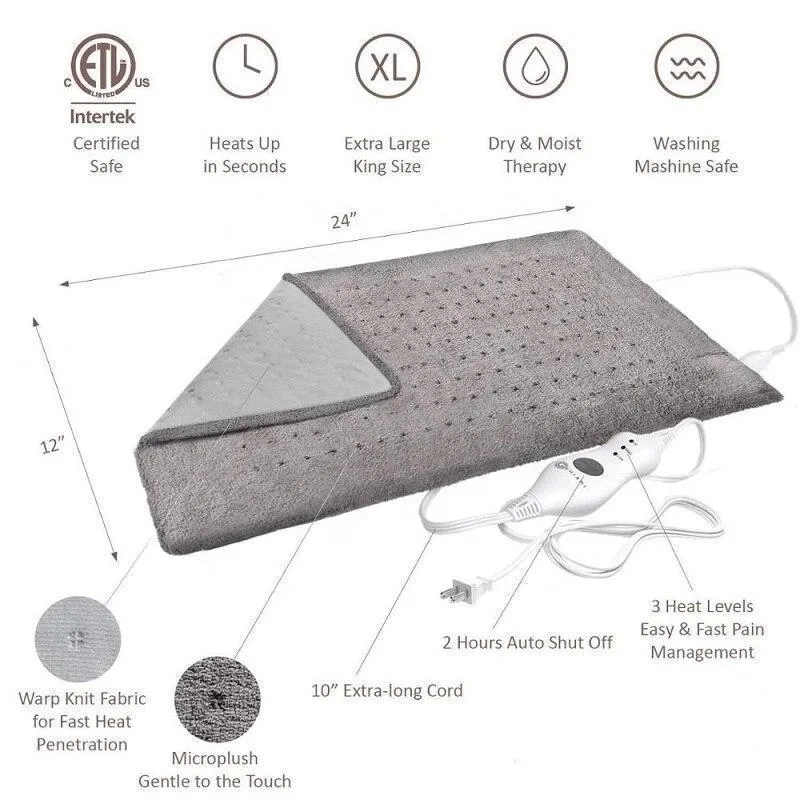 Electric Heating Pad For Full Body Relief