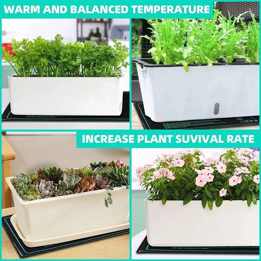 Electric Seedling Heat Mat Waterproof Heating Pad for Plants & Animals - Hydroponic Heating Pad for Seed Starting Greenhouse Rooting Germination