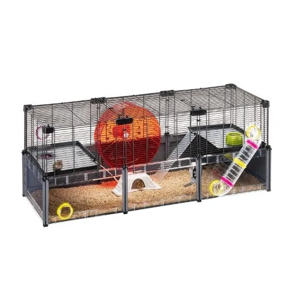 Ferplast Multipla Hamster Large Black Cage