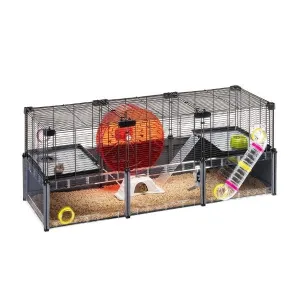 Ferplast Multipla Hamster Large Black Cage