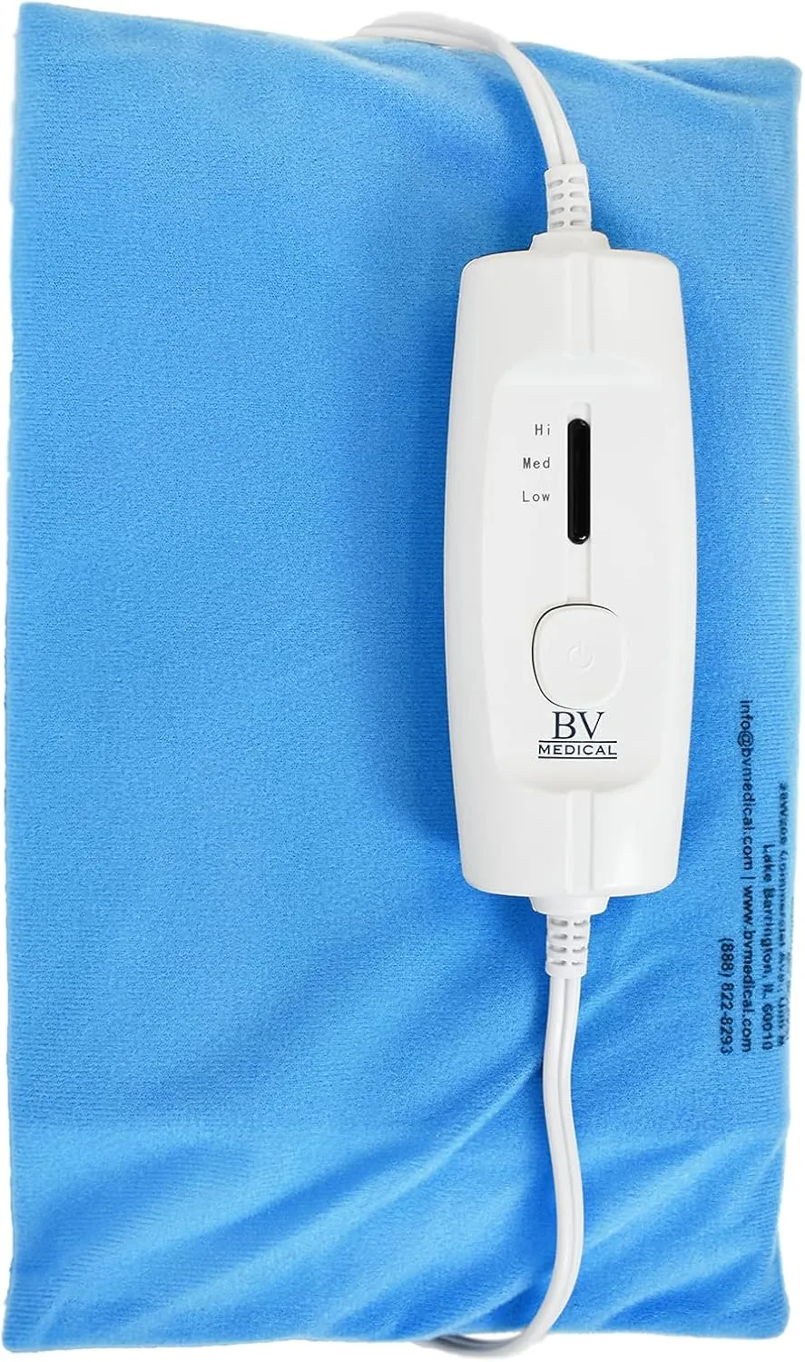 Heating Pad with Three Heat Settings W/No Auto Shut Off/12" X 24"