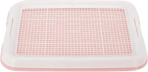 Indoor Dog Potty Training Tray for Small Breeds, Pink