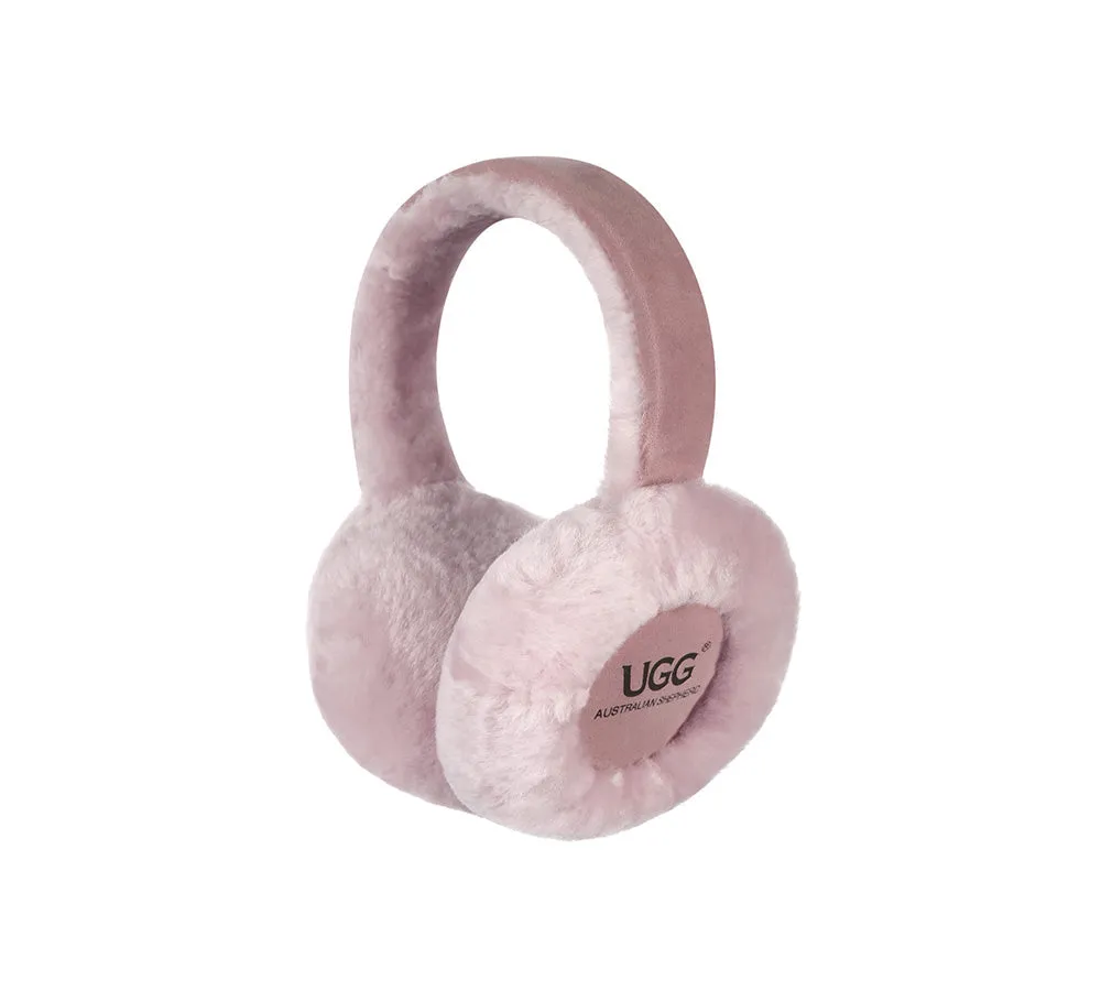 Kids Adjustable Sheepskin Wool Earmuff Connie