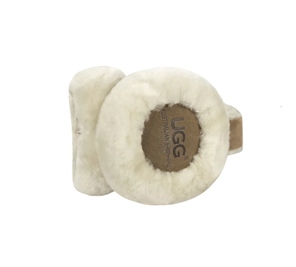 Kids Adjustable Sheepskin Wool Earmuff Connie