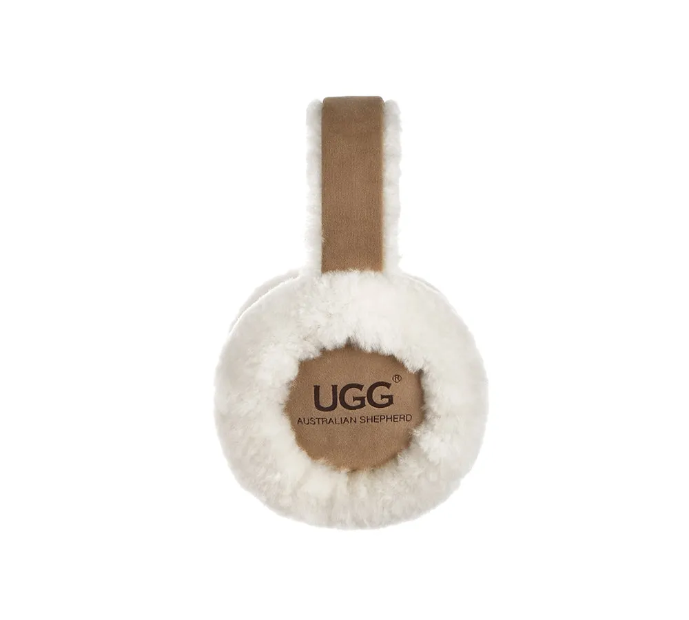 Kids Adjustable Sheepskin Wool Earmuff Connie