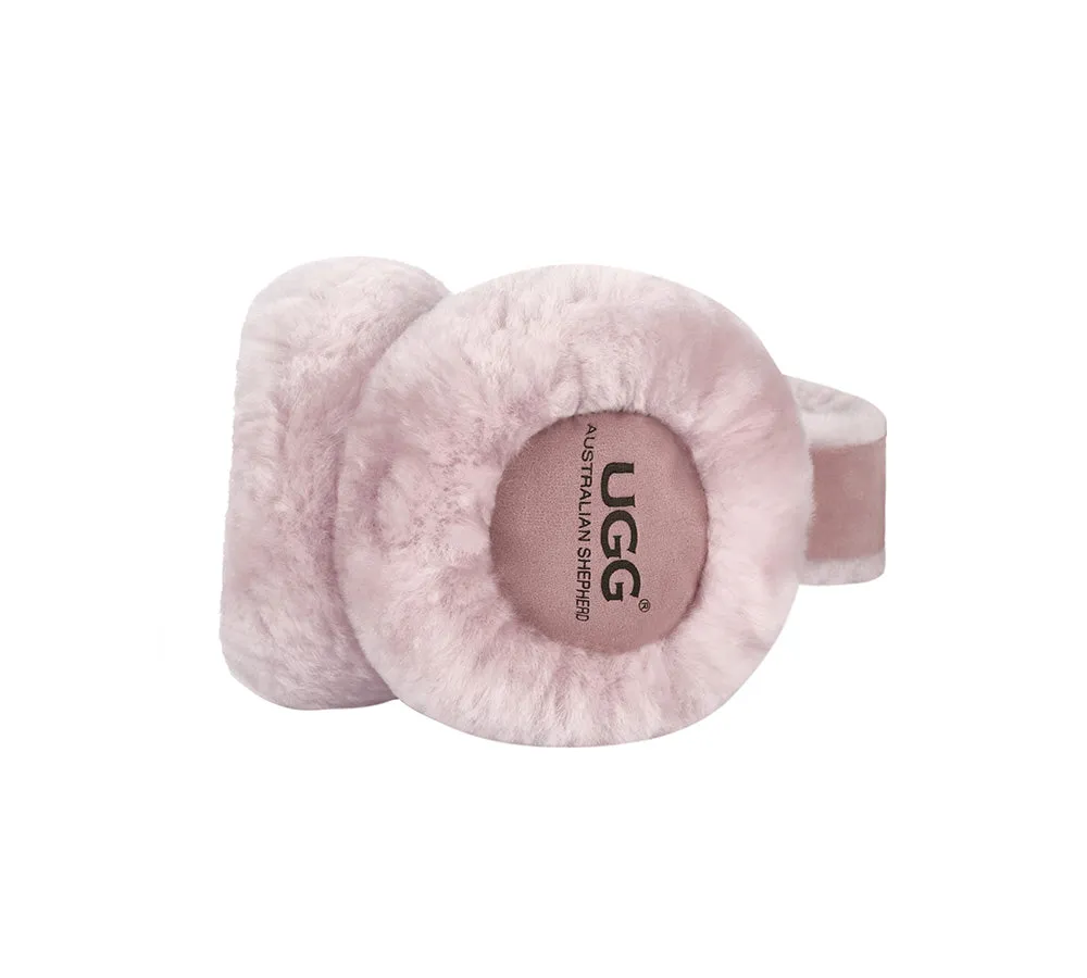 Kids Adjustable Sheepskin Wool Earmuff Connie