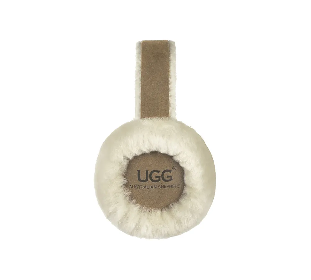 Kids Adjustable Sheepskin Wool Earmuff Connie