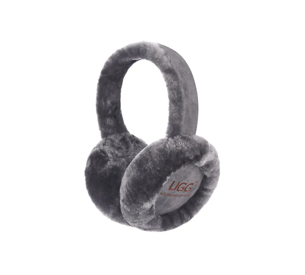 Kids Adjustable Sheepskin Wool Earmuff Connie