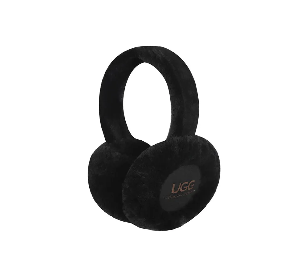 Kids Adjustable Sheepskin Wool Earmuff Connie