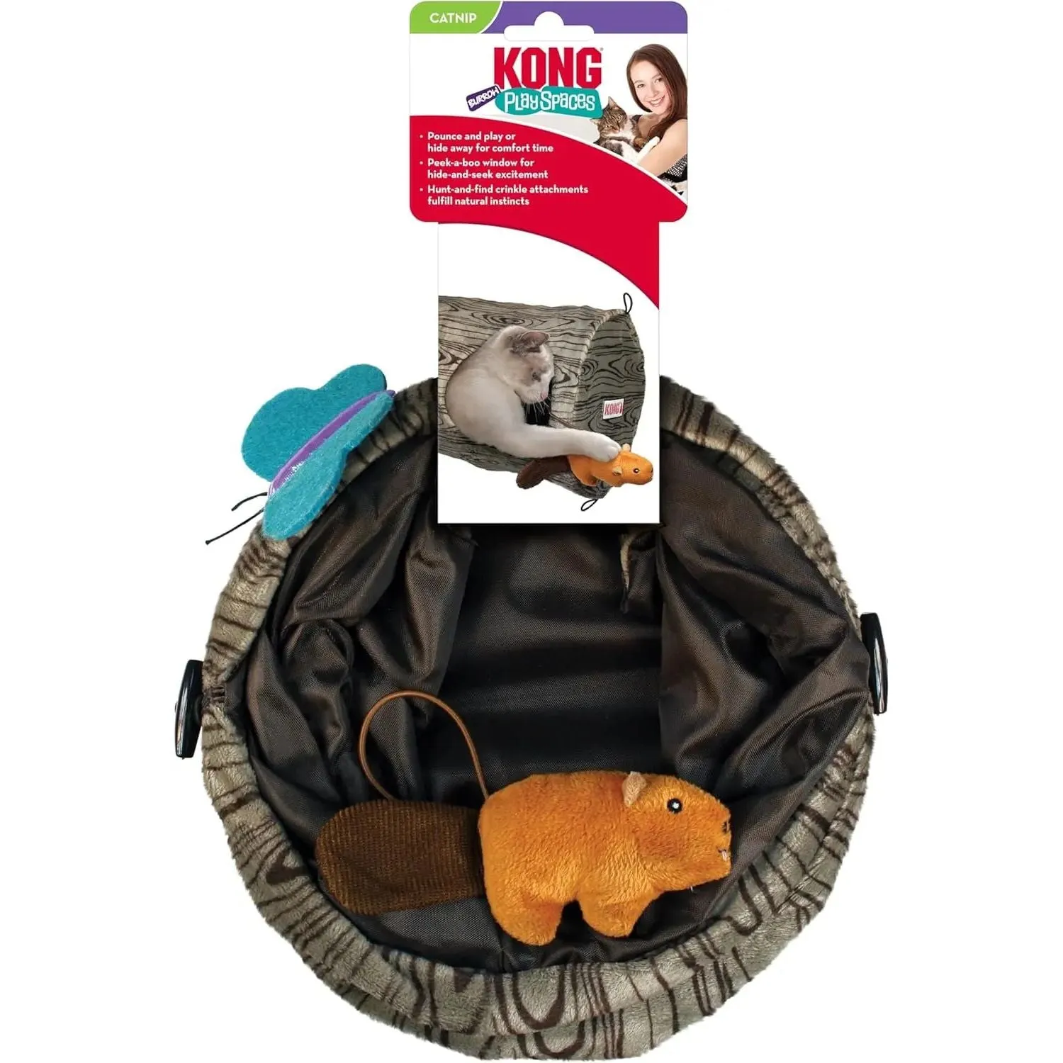 KONG Play Spaces Burrow Cat Toy