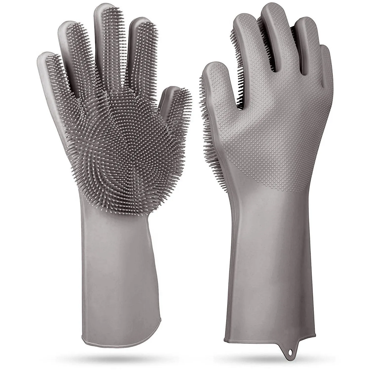 Magic Silicone Brush Dishwashing Gloves