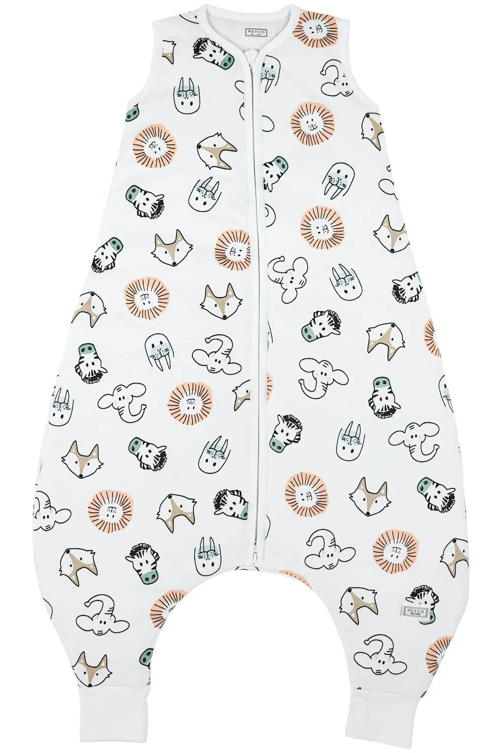 Meyco Baby Summer Sleep Overall Jumper Animal - Multicolour - 104cm