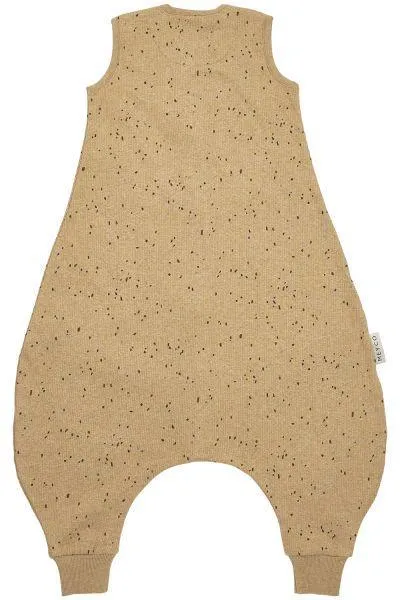 Meyco Baby Summer Sleep Overall Jumper Rib Mini Spot - Toffee Melange - 92cm