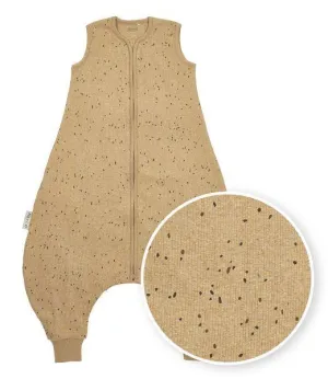 Meyco Baby Summer Sleep Overall Jumper Rib Mini Spot - Toffee Melange - 92cm