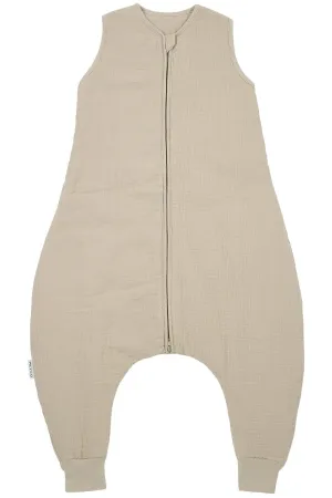 Meyco Baby Winter Sleep Overall Jumper Pre-Washed Muslin Uni Sand - 92cm
