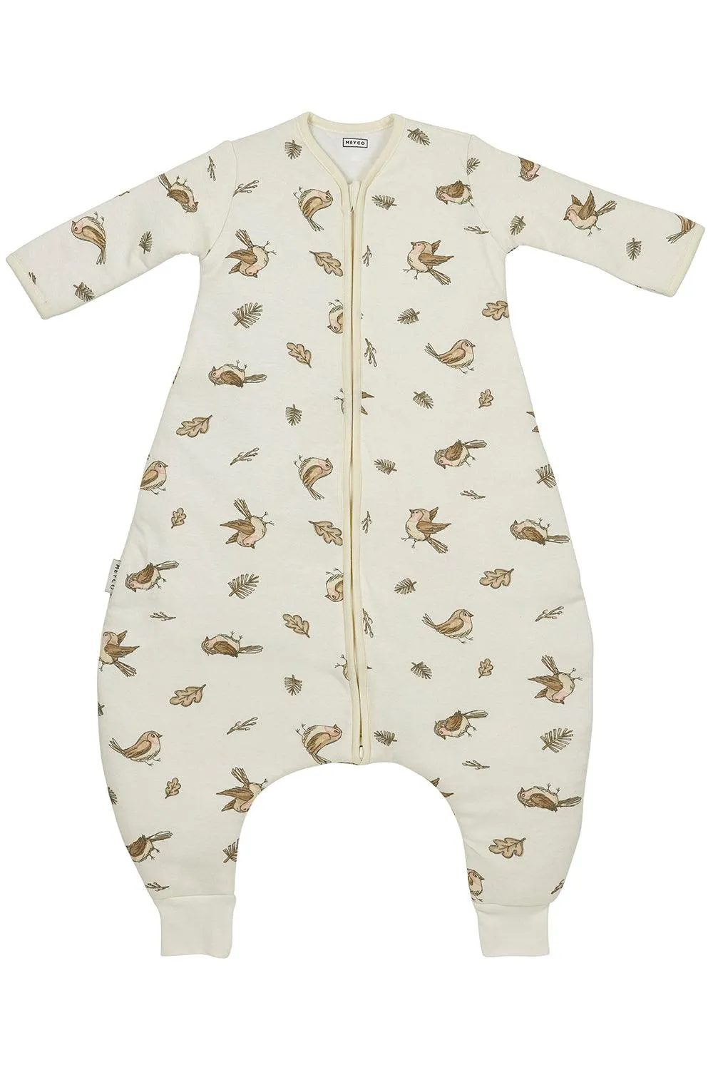 Meyco Baby Winter Sleep Overall Jumper With Sleeves Robin - Multicolour - 80cm
