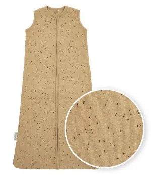Meyco Sleeping Bag Rib Mini Spot - Toffee Melange - 70cm