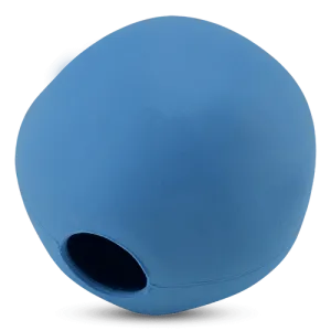 Natural Rubber Ball Eco Dog Toy - Blue