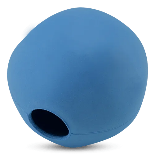 Natural Rubber Ball Eco Dog Toy - Blue