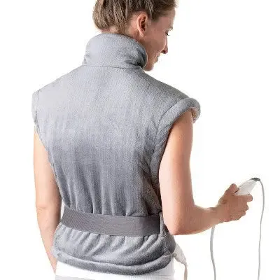 Open Box - Pure Enrichment PureRelief XL Extra-Long Heating Pad 29x24" Gray