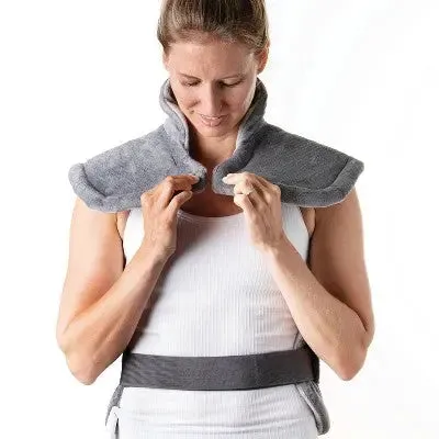Open Box - Pure Enrichment PureRelief XL Extra-Long Heating Pad 29x24" Gray
