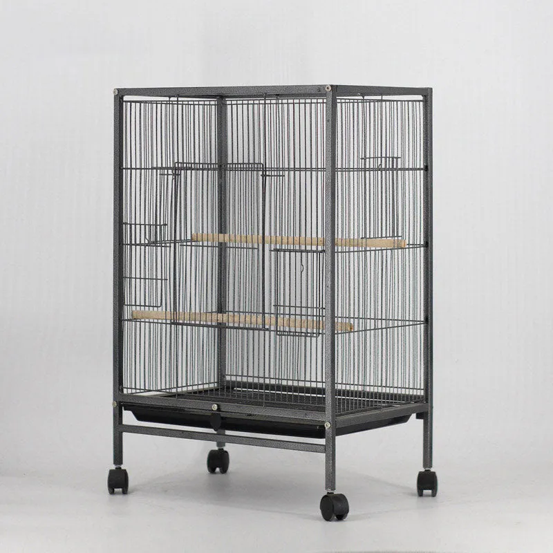 PAWS ASIA Manufacturers Hot Selling Black Stainless Steel Wire Breeding Cage For Bird With Tray