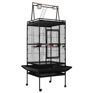 Pet Bird Cage with Perch 173cm